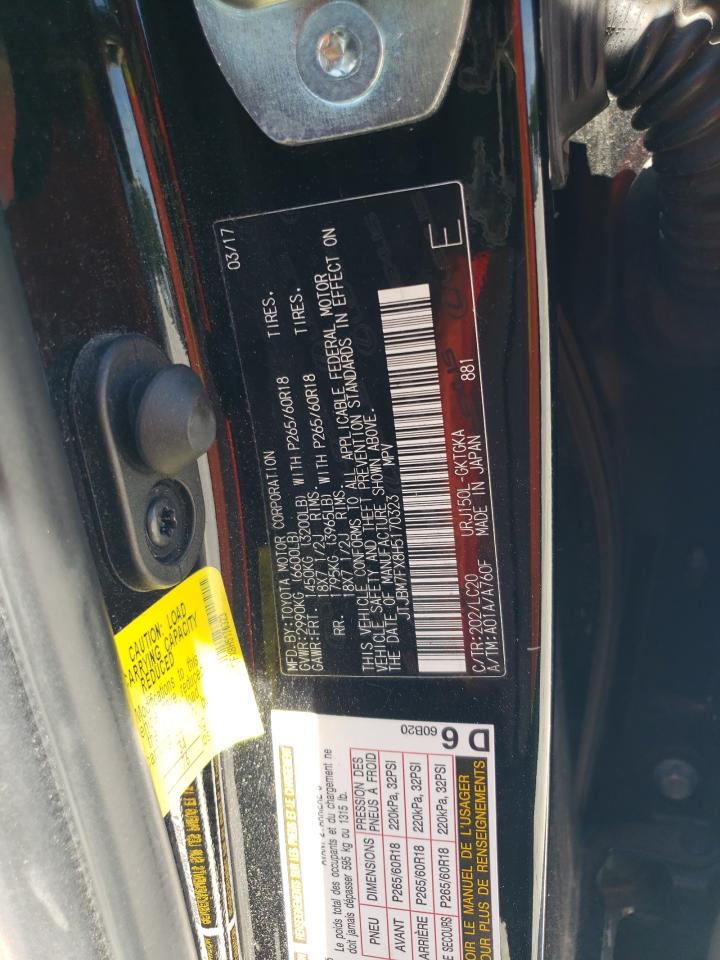 JTJBM7FX8H5170323 2017 Lexus Gx 460