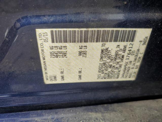 2016 Nissan Maxima 3.5S VIN: 1N4AA6AP6GC376412 Lot: 57398804