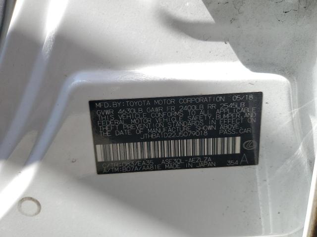 2018 Lexus Is 300 VIN: JTHBA1D22J5079018 Lot: 59097454