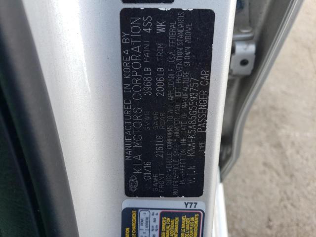 2016 Kia Forte Lx VIN: KNAFK5A85G5593757 Lot: 57881924