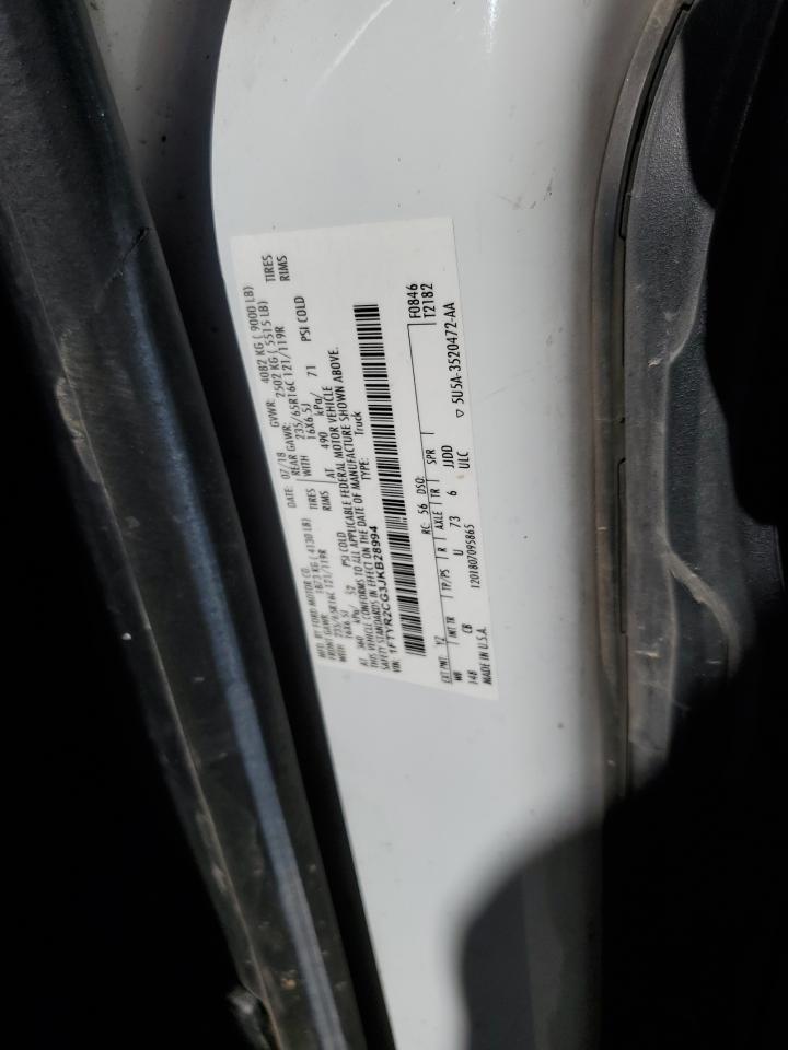 1FTYR2CG3JKB28994 FORD TRANSIT 2018