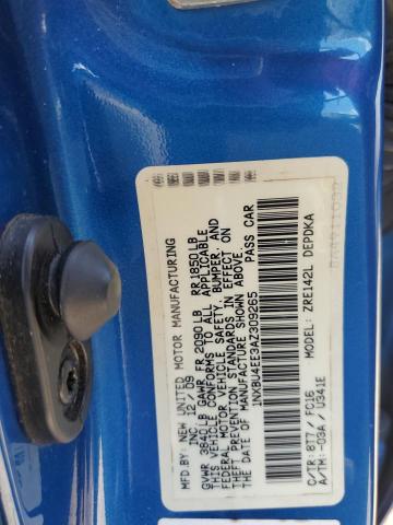 2010 Toyota Corolla Base VIN: 1NXBU4EE3AZ309265 Lot: 58051744