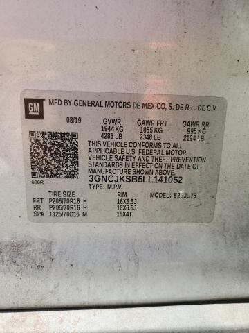 2020 Chevrolet Trax Ls VIN: 3GNCJKSB5LL141052 Lot: 58060644