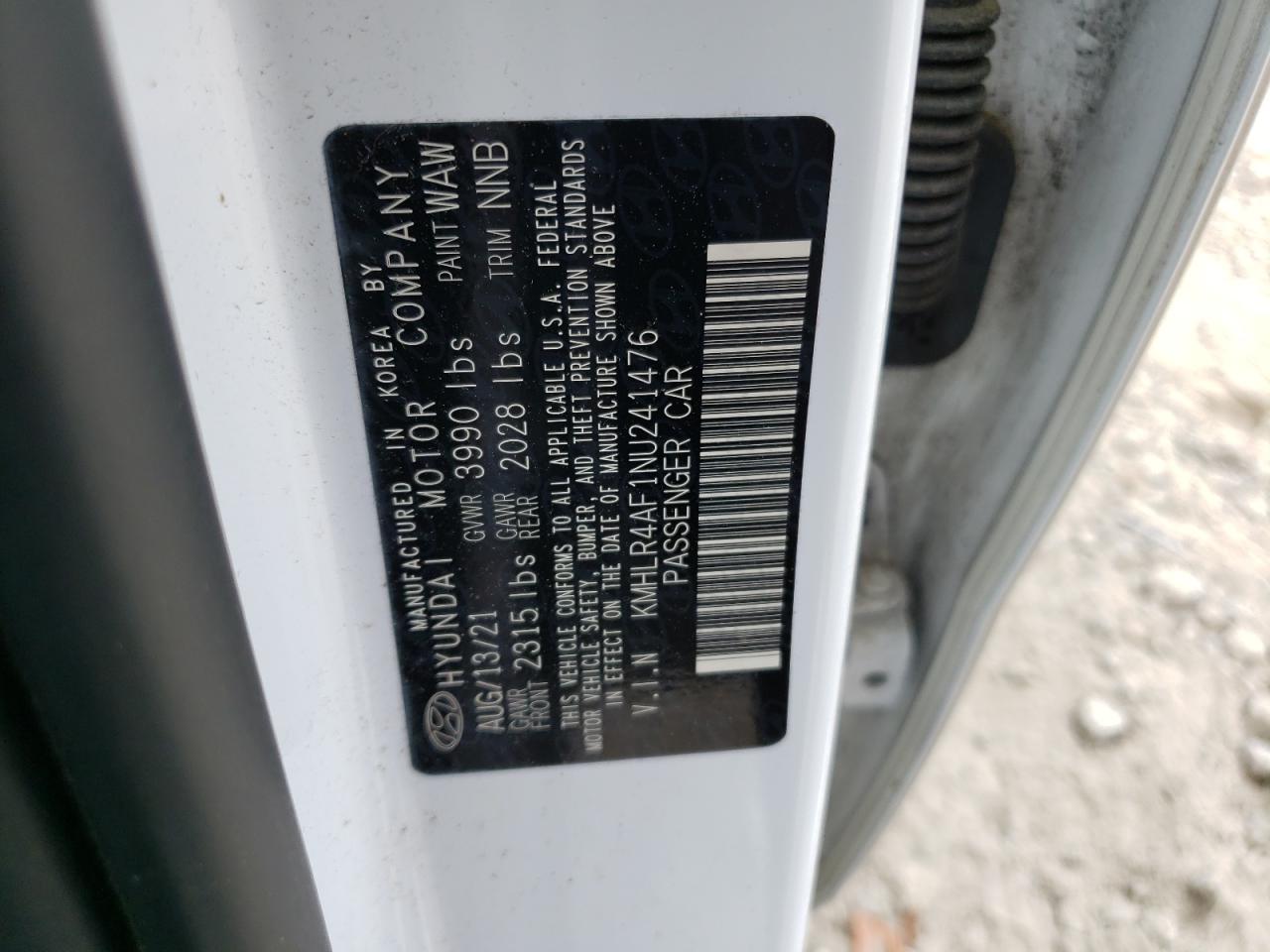 KMHLR4AF1NU241476 2022 Hyundai Elantra N Line