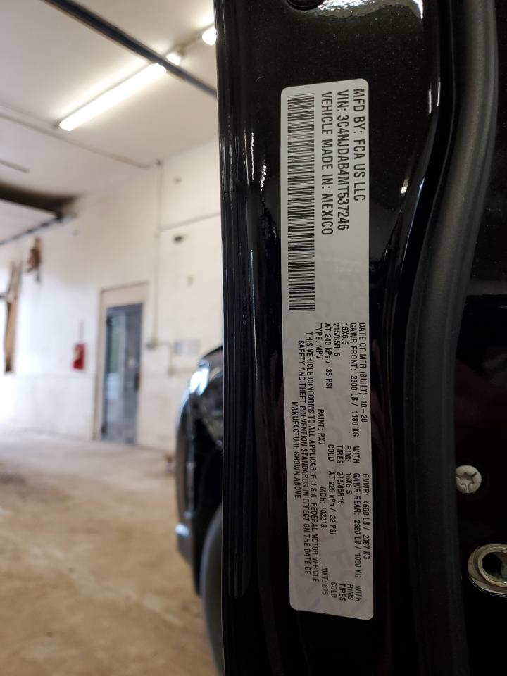 3C4NJDAB4MT537246 2021 Jeep Compass Sport