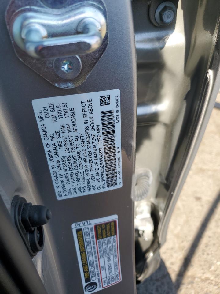 2HKRW2H26MH643632 2021 Honda Cr-V Lx