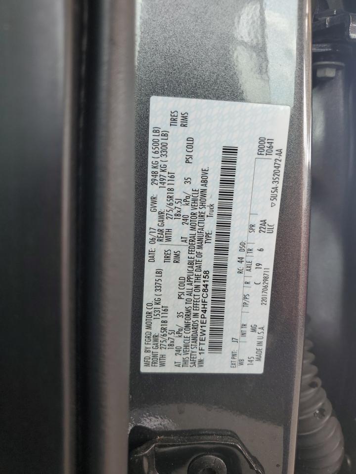 1FTEW1EP4HFC84158 2017 Ford F150 Supercrew