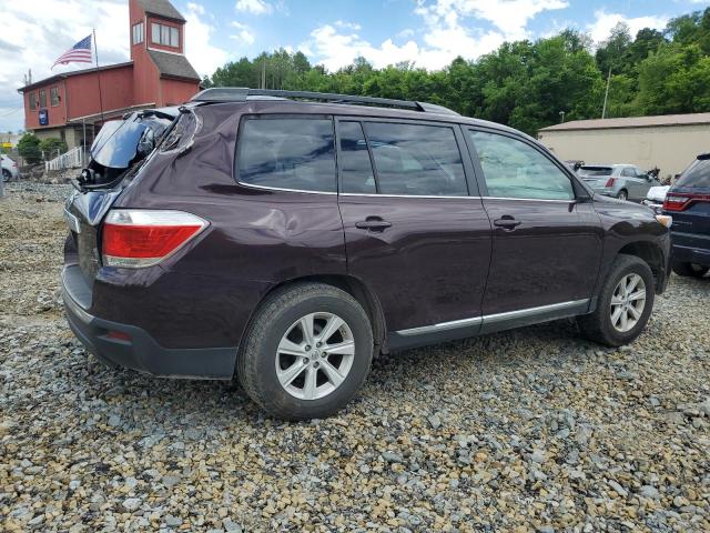 VIN 5TDBK3EH0DS258198 2013 Toyota Highlander, Base no.3