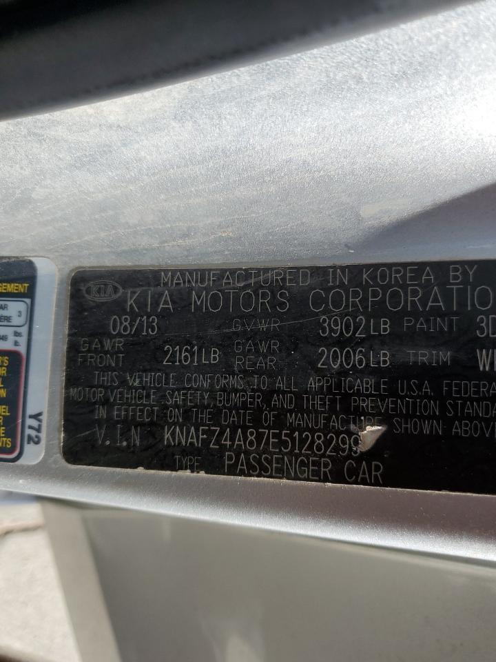 KNAFZ4A87E5128299 2014 Kia Forte Ex