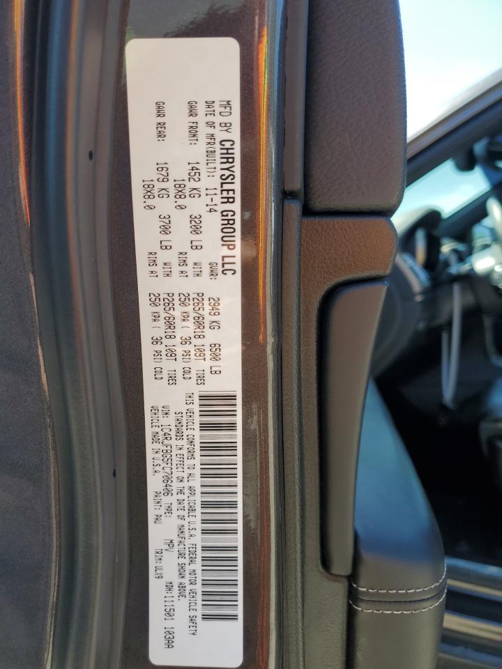 1C4RJFBG5FC706406 2015 Jeep Grand Cherokee Limited