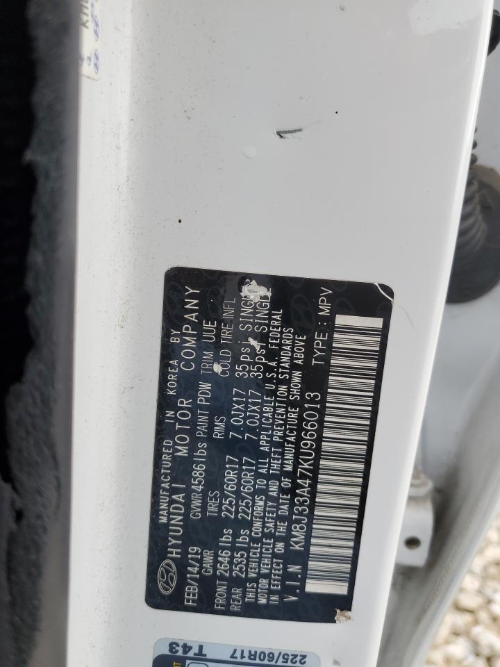 KM8J33A47KU966013 2019 Hyundai Tucson Limited