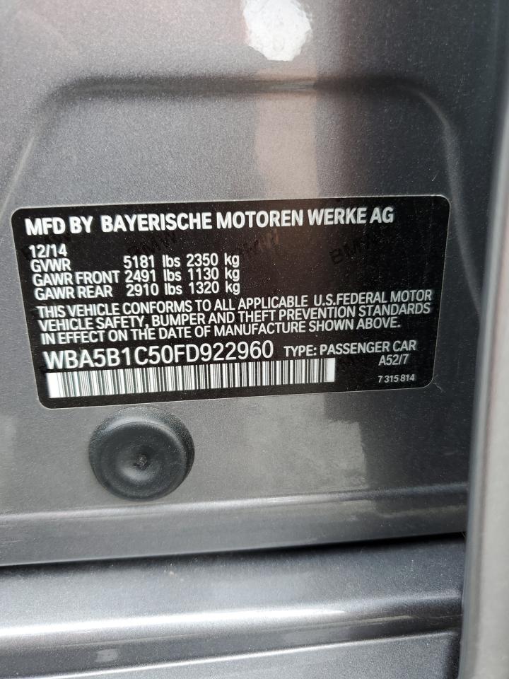 WBA5B1C50FD922960 2015 BMW 535 I