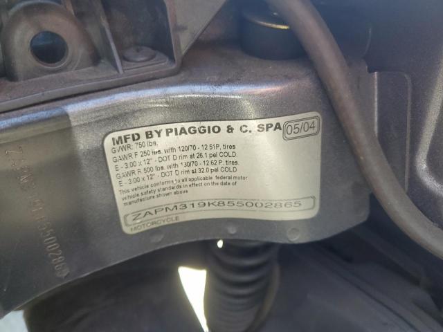 2005 VESPA GRANTURISM ZAPM319K855002865