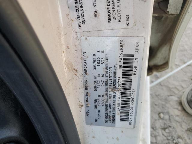 2011 Mazda 3 I VIN: JM1BL1VF0B1402777 Lot: 59800854