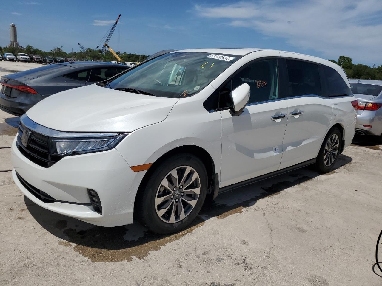 2021 Honda Odyssey Exl vin: 5FNRL6H78MB045164