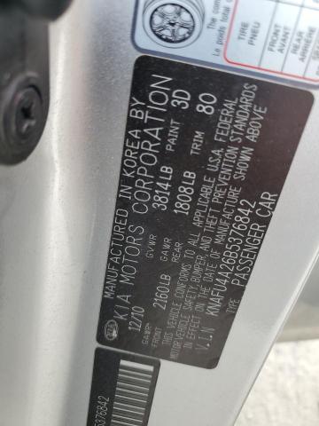 2011 Kia Forte Ex VIN: KNAFU4A26B5376842 Lot: 57874104