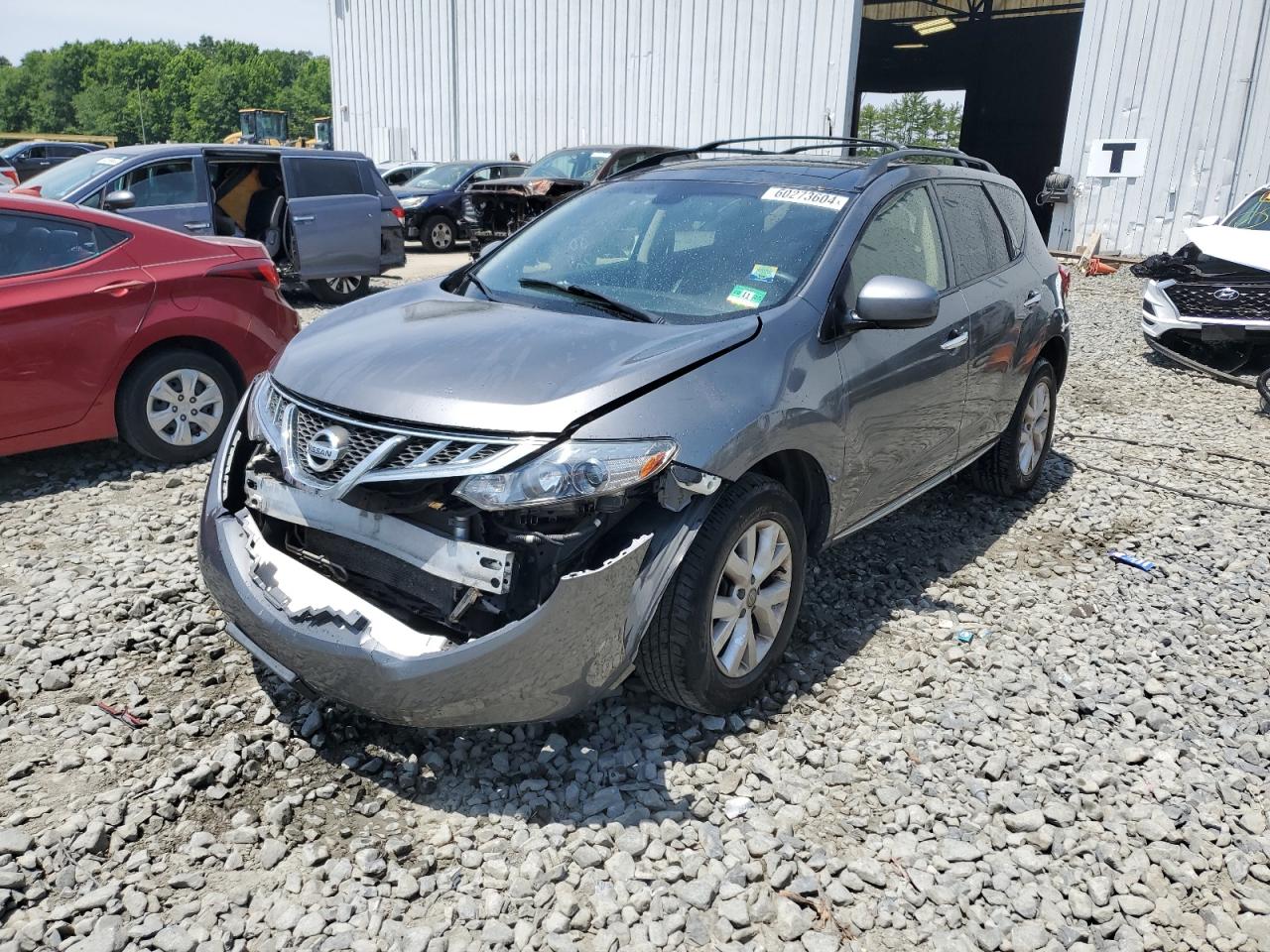 2014 Nissan Murano S vin: JN8AZ1MW4EW500573