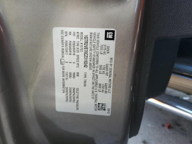 2012 GMC Sierra K1500 Sle VIN: 1GTR2VE76CZ318242 Lot: 58803934