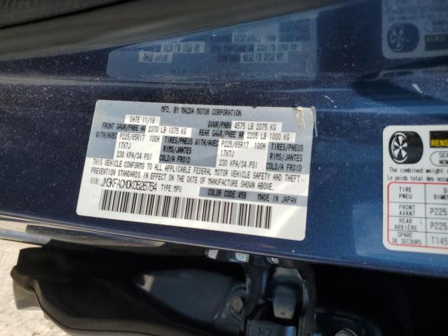 2019 Mazda Cx-5 Touring VIN: JM3KFACM0K0526764 Lot: 58289274