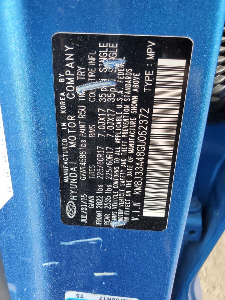 KM8J33A48GU062372 2016 Hyundai Tucson Limited