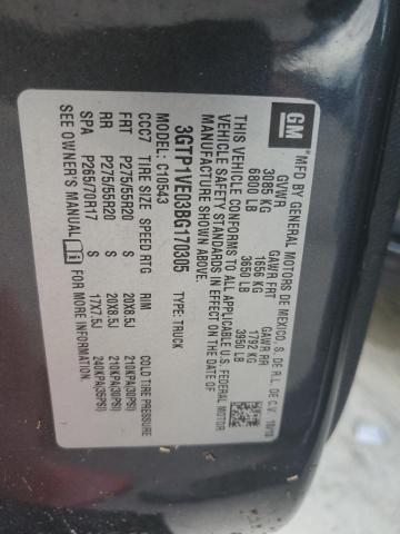 2011 GMC Sierra C1500 Sle VIN: 3GTP1VE03BG170305 Lot: 58979064