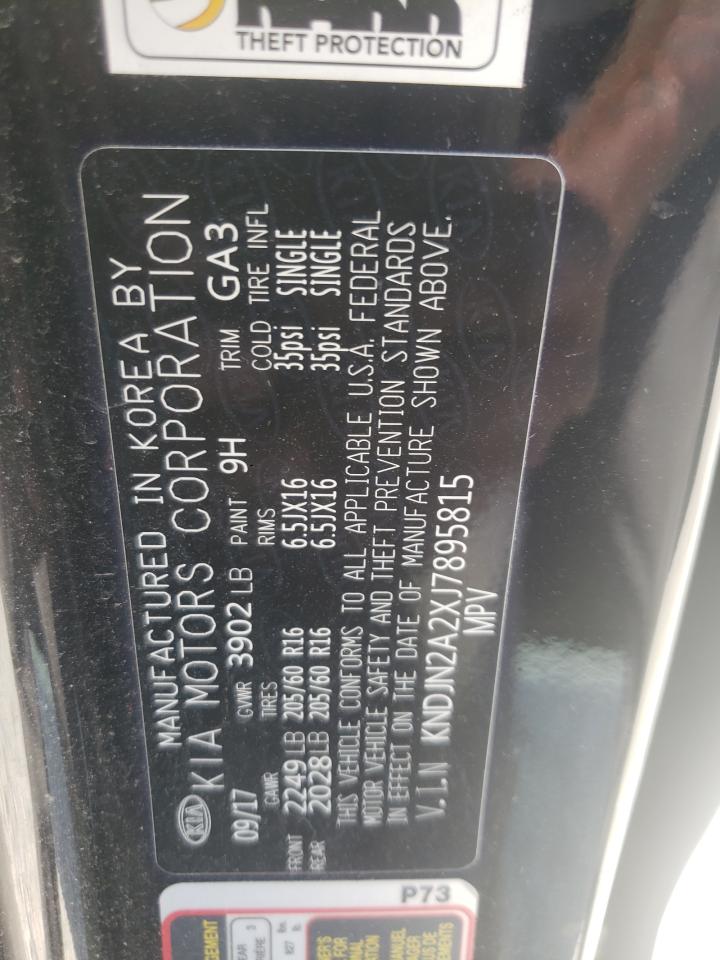 KNDJN2A2XJ7895815 2018 Kia Soul