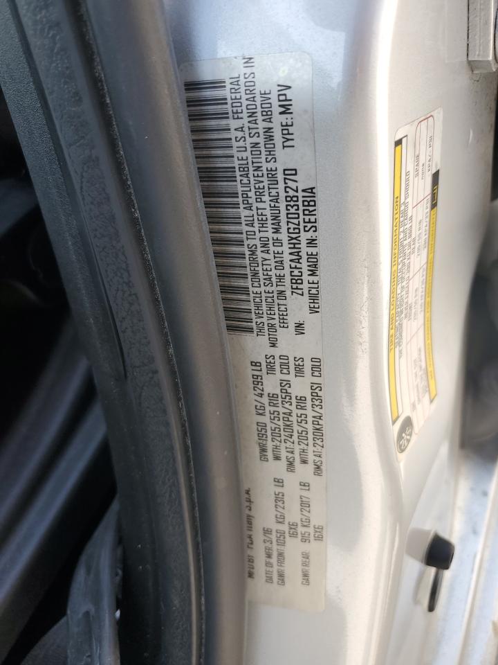 ZFBCFAAHXGZ038270 2016 Fiat 500L Pop