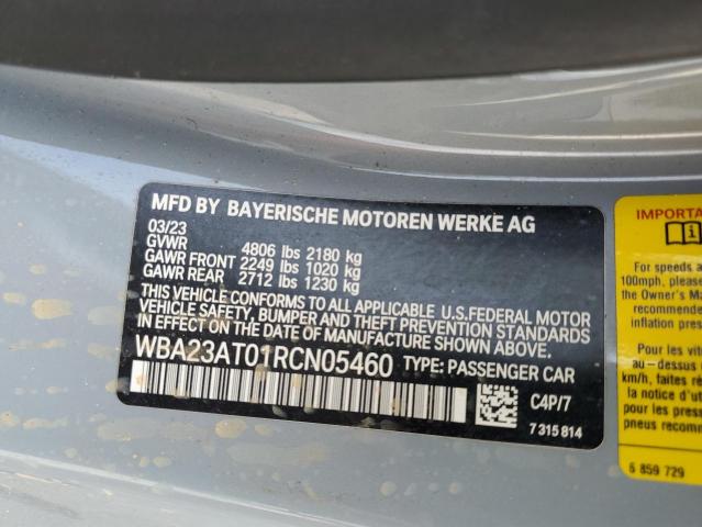 VIN WBA23AT01RCN05460 2024 BMW 4 Series, 430I no.13