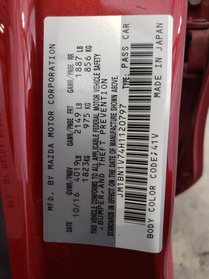 JM1BN1V74H1120797 2017 Mazda 3 Touring