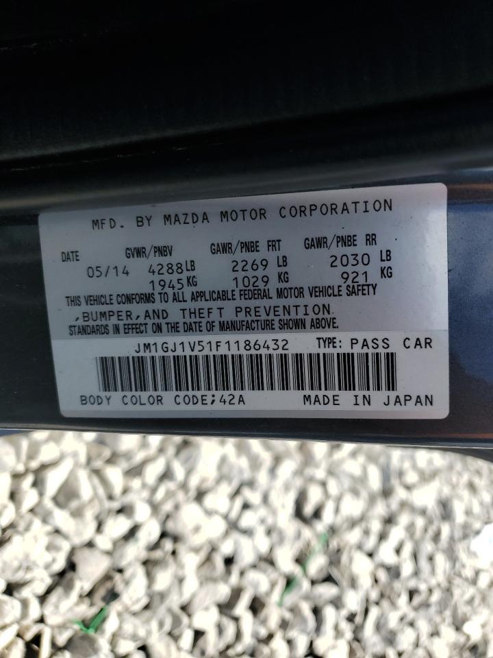 JM1GJ1V51F1186432 2015 Mazda 6 Touring