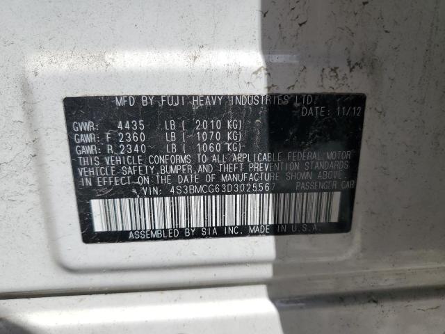 2013 Subaru Legacy 2.5I Premium VIN: 4S3BMCG63D3025567 Lot: 60423554