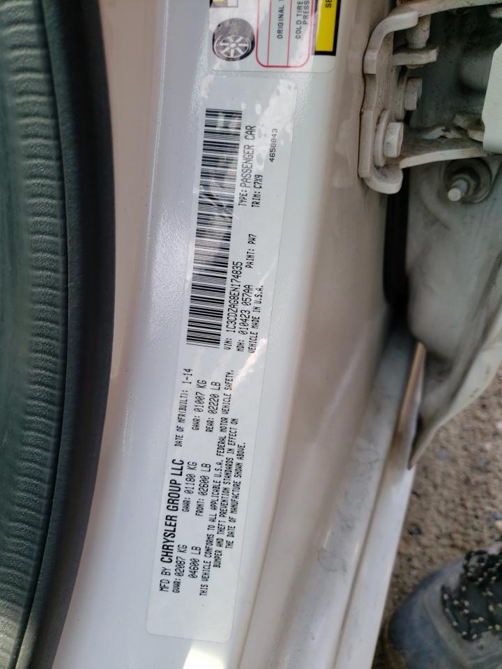 1C3CDZAG8EN174835 2014 Dodge Avenger Se