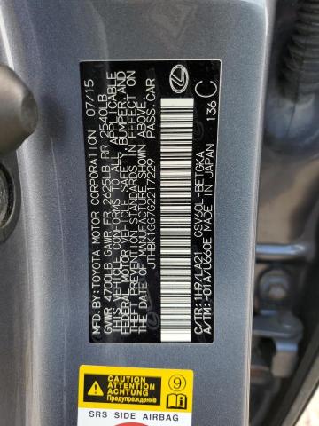 2016 Lexus Es 350 VIN: JTHBK1GG7G2217229 Lot: 59314084