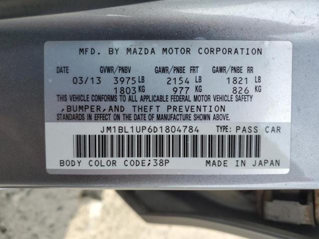 VIN JM1BL1UP6D1804784 2013 Mazda 3, I no.13