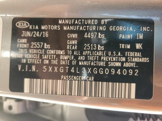 2016 KIA OPTIMA LX - 5XXGT4L3XGG094092