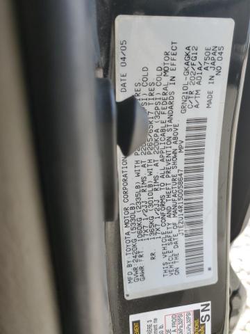 2005 Toyota 4Runner Sr5 VIN: JTEZU14R150058647 Lot: 61219554