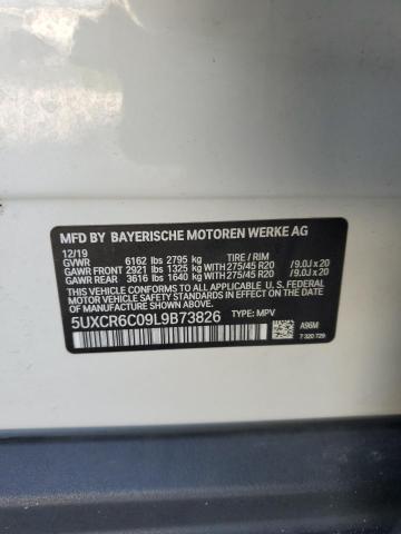 2020 BMW X5 xDrive40I VIN: 5UXCR6C09L9B73826 Lot: 61167134