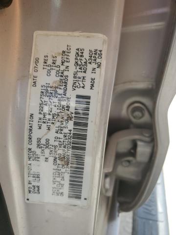 2000 Toyota 4Runner Sr5 VIN: JT3HN86R7Y0323244 Lot: 58474164