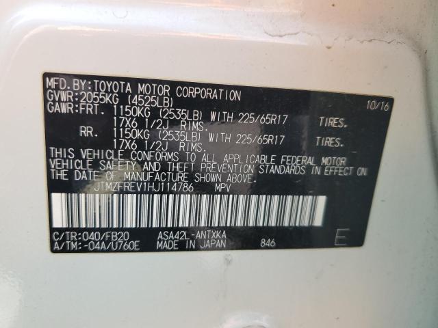 2017 Toyota Rav4 Le VIN: JTMZFREV1HJ114786 Lot: 58983474