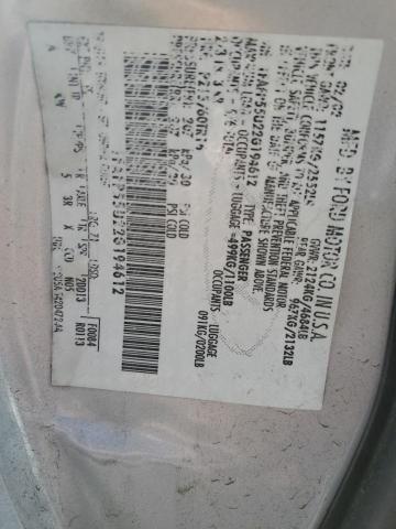 2002 Ford Taurus Ses VIN: 1FAFP55U22G194612 Lot: 60067744