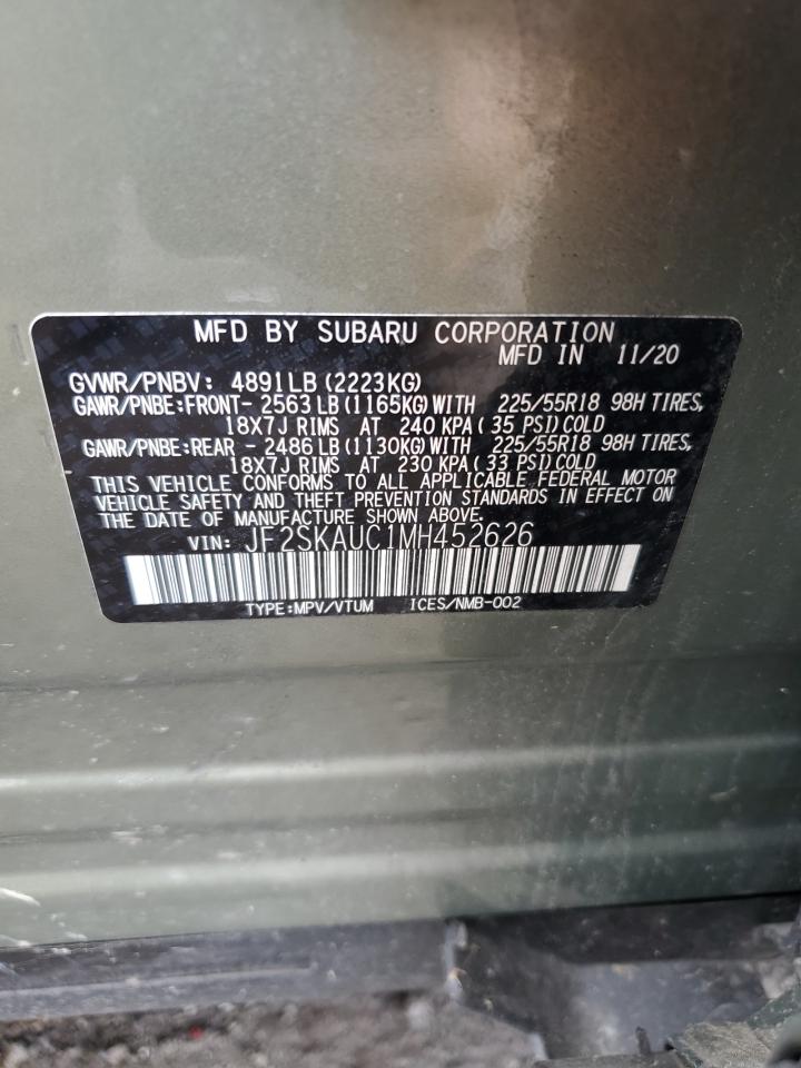 JF2SKAUC1MH452626 2021 Subaru Forester Limited