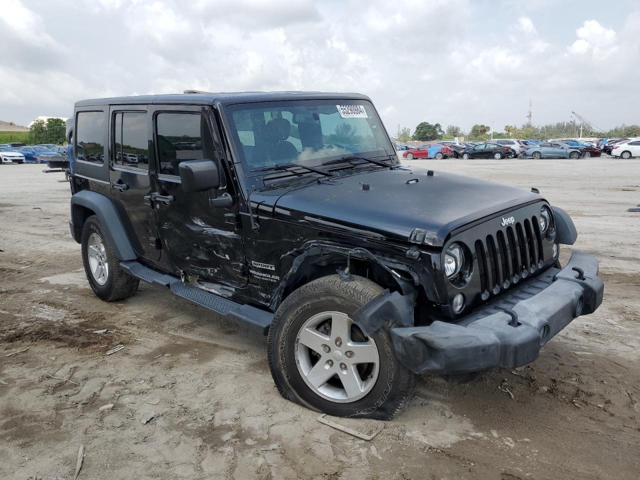 1C4BJWDG9GL345858 2016 Jeep Wrangler Unlimited Sport