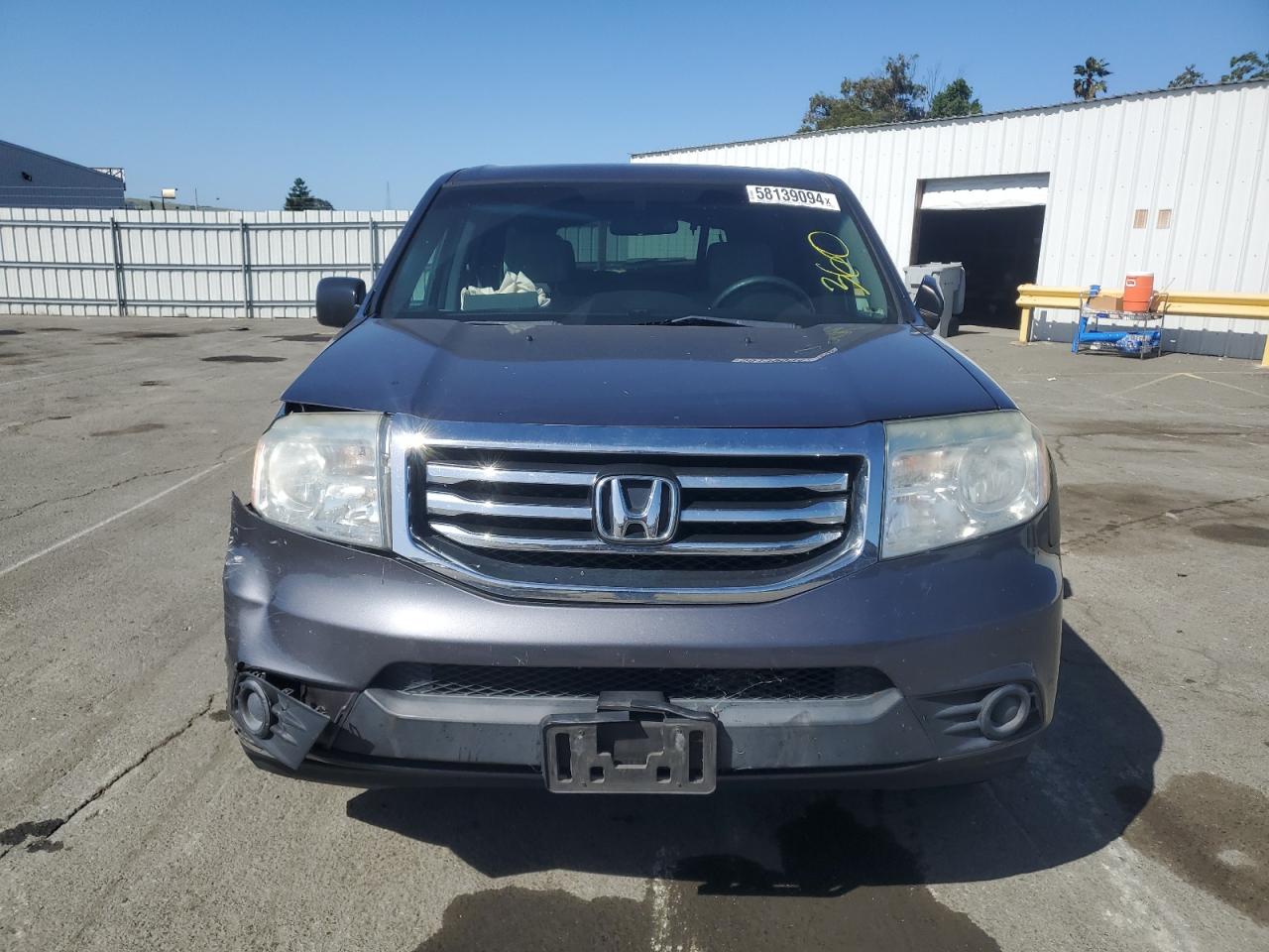 5FNYF3H22FB009026 2015 Honda Pilot Lx