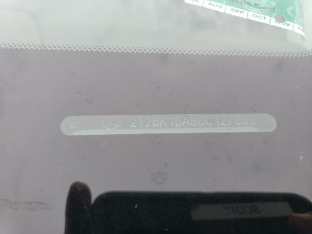 2012 Lexus Rx 350 VIN: 2T2BK1BA8CC127065 Lot: 57134154