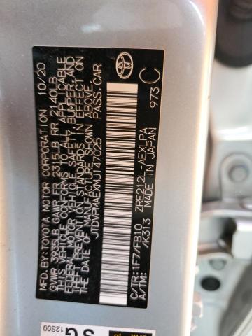 2021 TOYOTA COROLLA LE - JTDVPMAEXMJ147025