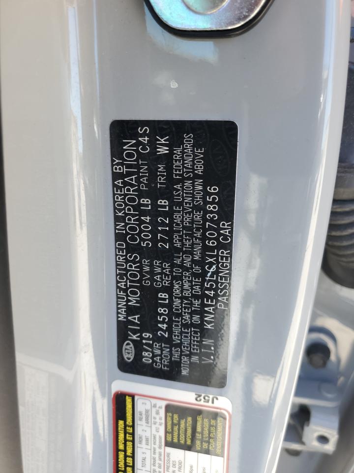 KNAE45LCXL6073856 2020 Kia Stinger Gt1