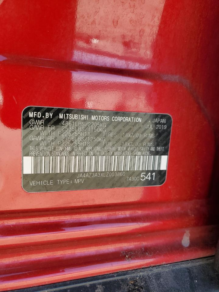 JA4AZ3A3XLZ003860 2020 Mitsubishi Outlander Se