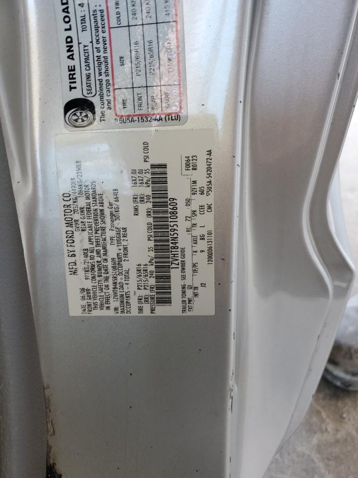 1ZVHT84N595108609 2009 Ford Mustang