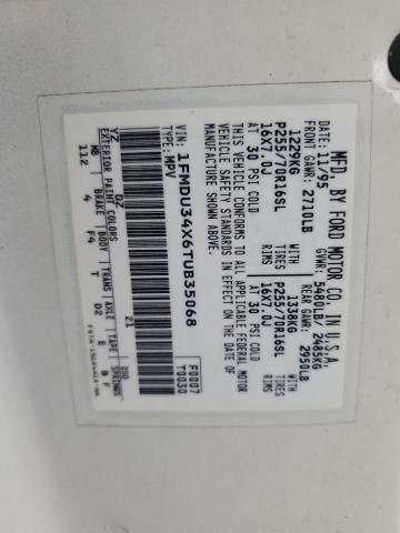 1996 Ford Explorer VIN: 1FMDU34X6TUB35068 Lot: 61265554