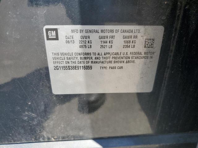 2014 Chevrolet Impala Ltz VIN: 2G1155S38E9116059 Lot: 60381604